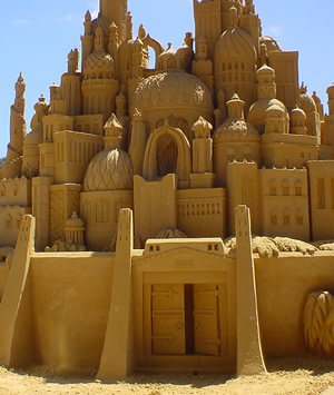 Sand castle photo by G. King