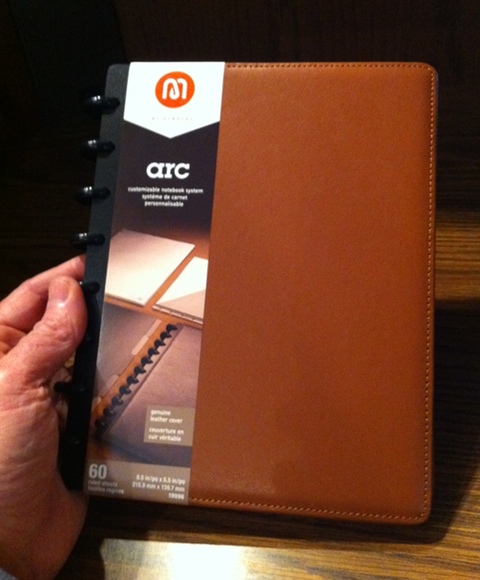 Arc Junior leather notebook