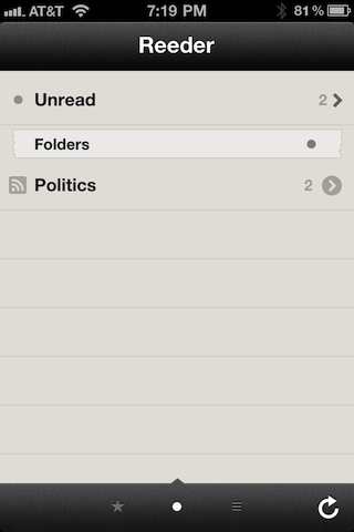 Reeder root screen